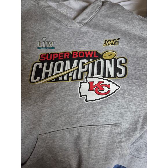 Fanactics KC Super Bowl Victory Women XL Hoodie Kangaroo pocket Warm Athleisure - Picture 6 of 9